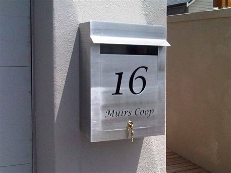 stainless steel door letter box